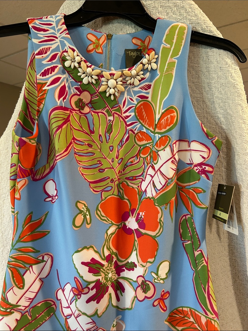 Tropical Print Taylor Dress